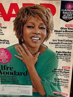 AARP June/July  2026 Alfre Woodard This Is 70 Health Benefits